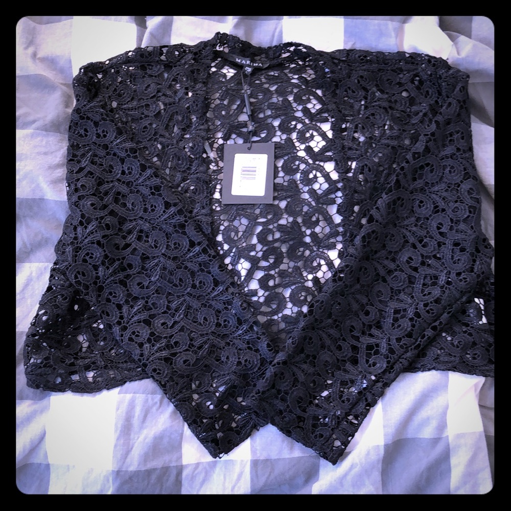 NWT Marina lace blazer shrug cardigan